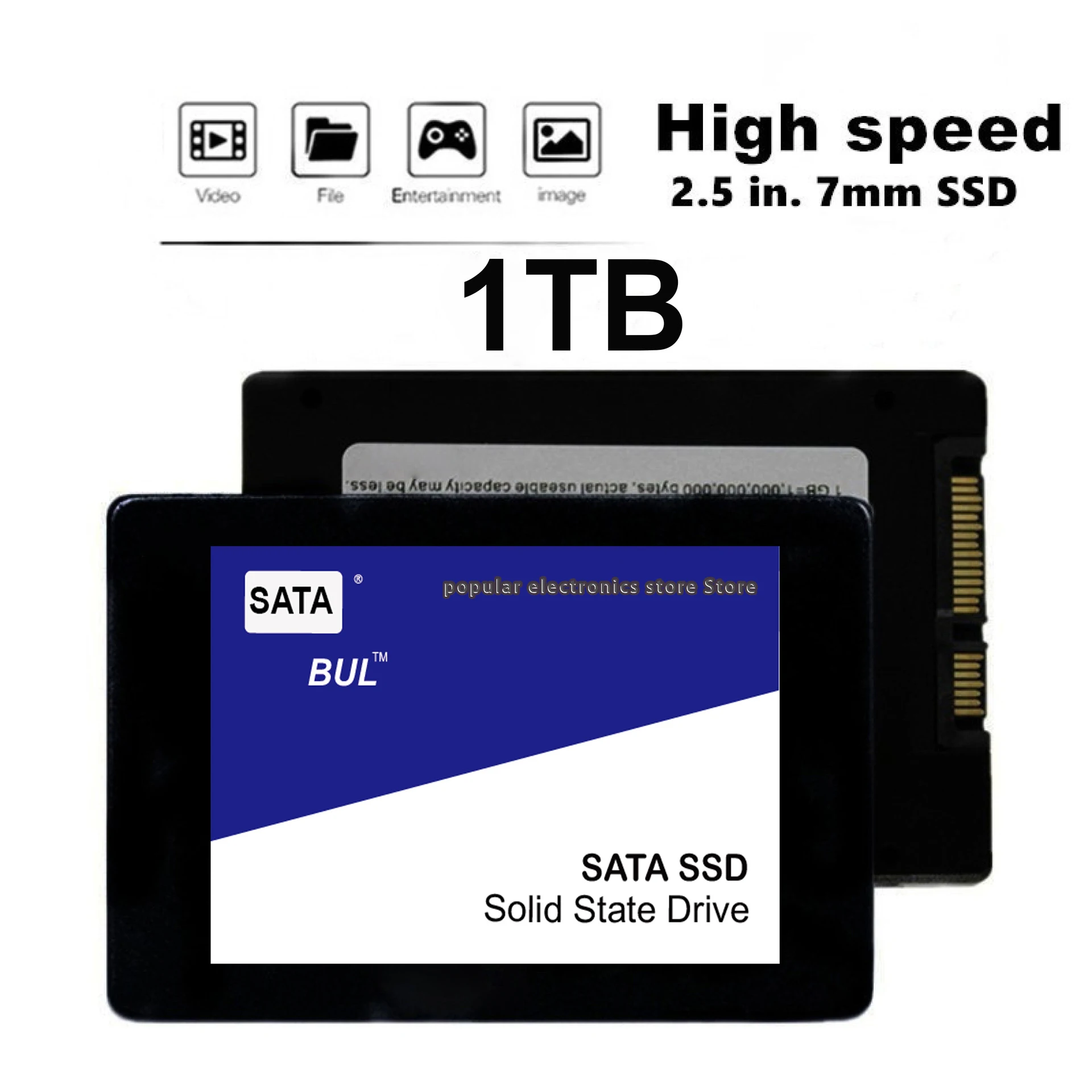 

Внутренний твердотельный накопитель, жесткий диск SSD 2,5 дюйма Sata III 64 Гб ТБ, Твердотельный накопитель, жесткий диск для ноутбука, микрокомпью...