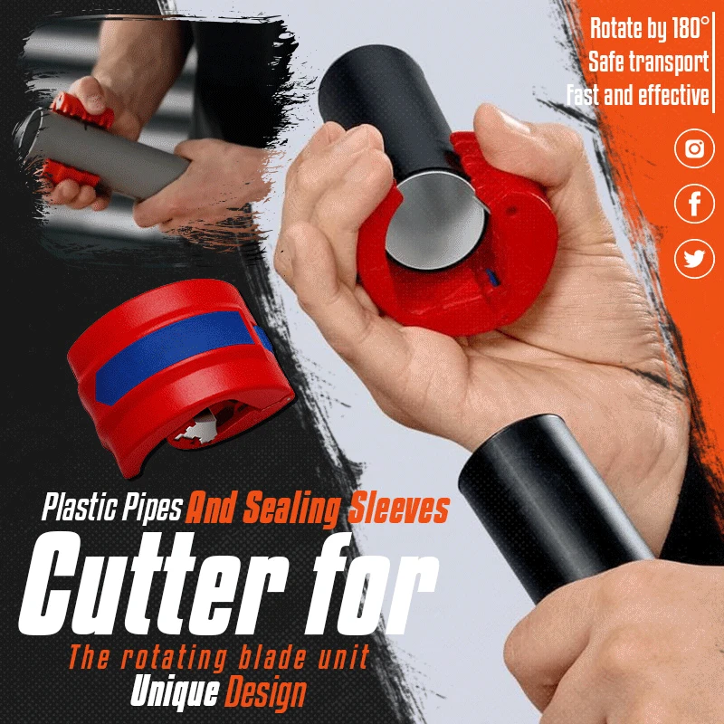 2022 New Portable Pipe Cutter Plastic 20-50mm Pipe Cutter PVC/PU/PP/PE Tube Pipe Wire And Cable Cutting Tool Cutter Dropshipping