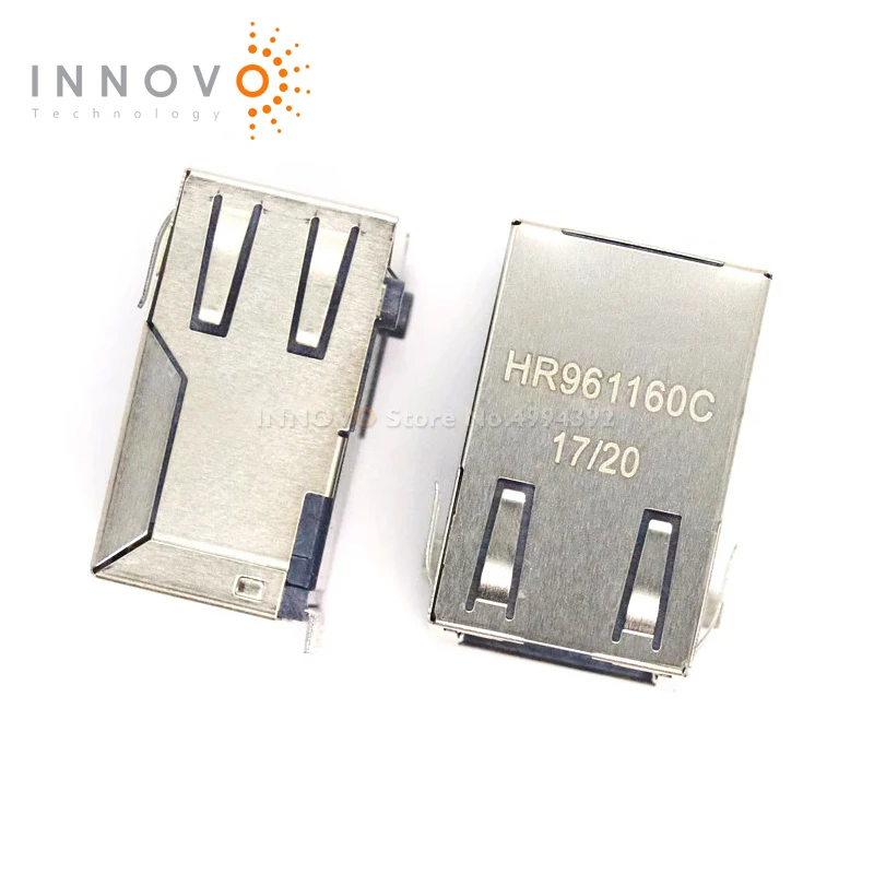 Коннектор Ethernet HR961160C HR961160 RJ45 с фильтром Сетевая розетка 5 шт./комплект оригинал