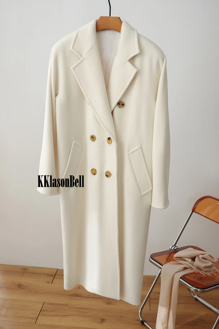 12 13 KKlasonBell высококачественное темпераментное двубортное с поясом длинное