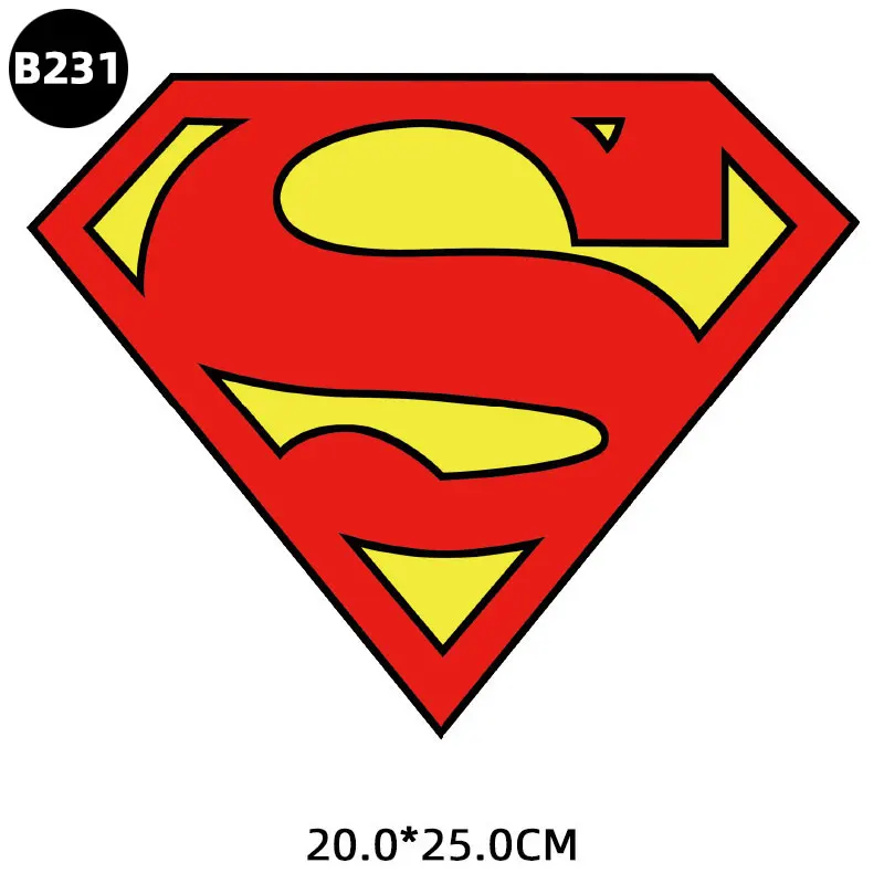 

Surper Clothing Thermoadhesive Patches on Clothes Stickers Applique Man Icons Heat Thermal Iron on Transfers for Clothing Jacket