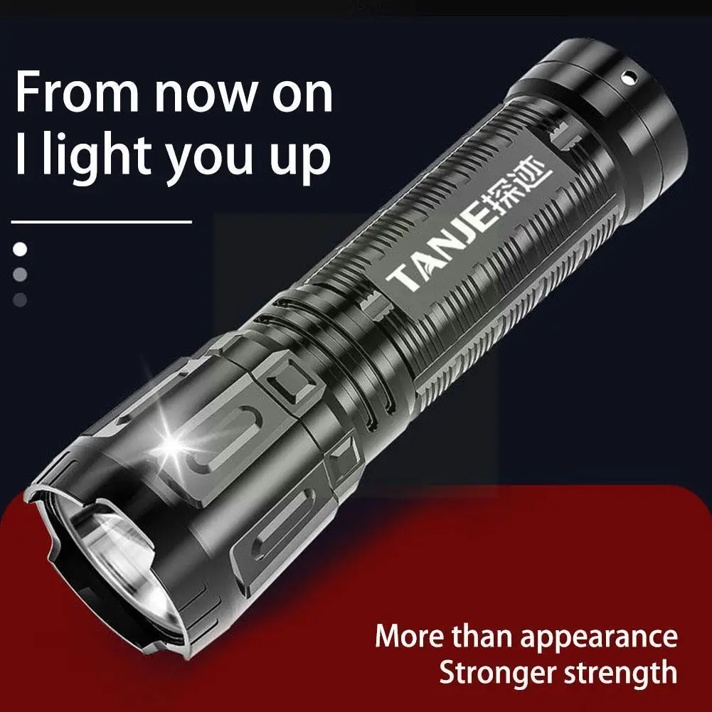 

Mini Strong Bright Led Flashlight Usb Rechargeable Battery Power Bank Function Torch Lantern For Outdoor Camping Fishing Hi S1u6