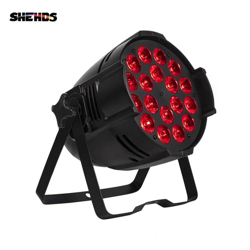 1PCS 18x18W RGBWA UV Led Par Lighting 6in1 DMX Aluminum 18x12W 4in1 DJ Disco Wash Effect 18x18W Professional Stage Light 18x12W