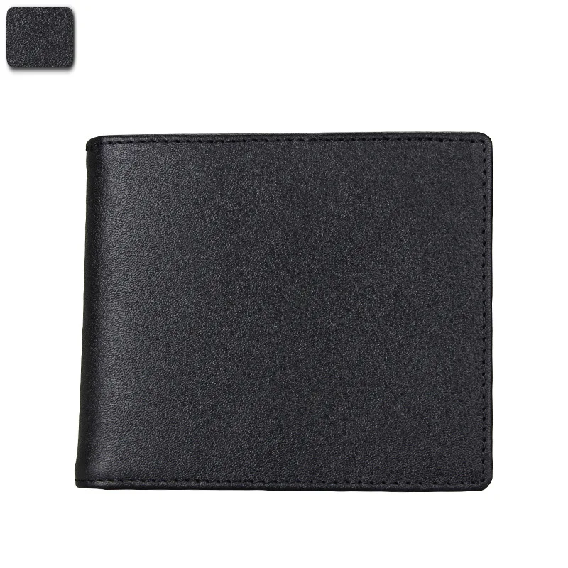 Genuine Cow Leather Men Short Wallet RFID Blocking Male Small Coin Purse Multi Function Card Holders Man Money Wallet
