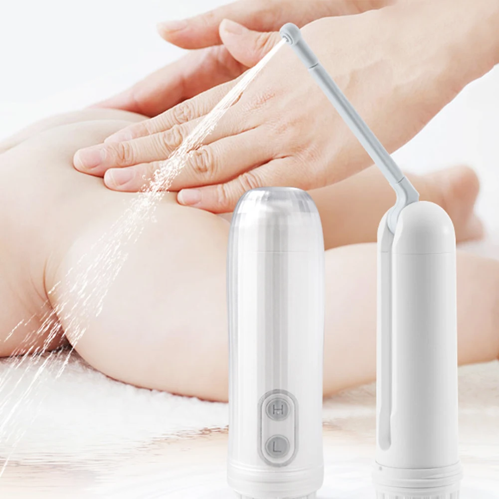 

Women Hygiene Sprayer Electric Portable Adjustment Nozzle Smart Control Battery Operated Washing Hand Held Bidet Travel Toilet