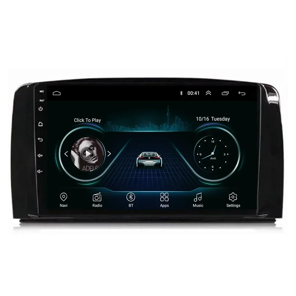 Android 13 DSP 5G LTE RDS GPS для Mercedes Benz R Class R300/R350/R280/R320/R500 W251 2007-2011 Автомобильное