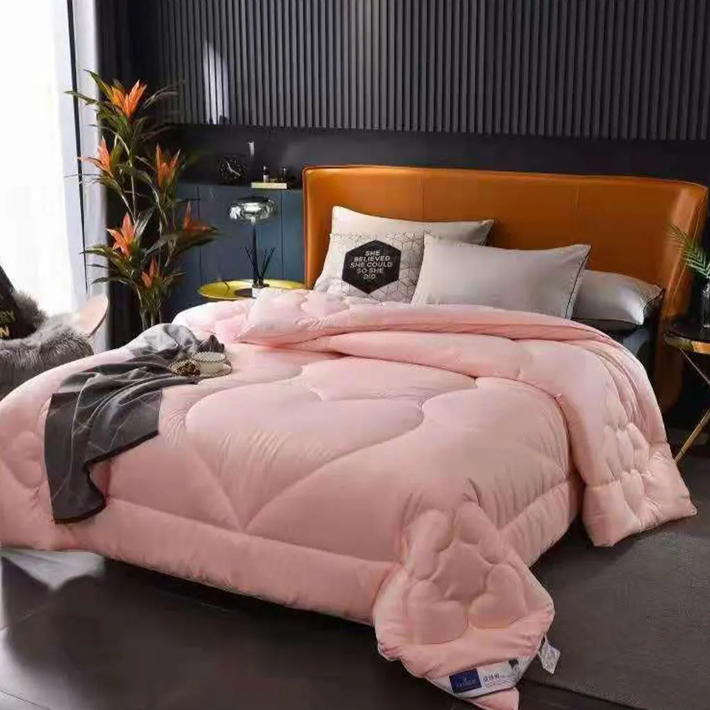 

Теплое зимнее стеганое одеяло NIN668 с пододеяльником, экологически чистые стеганые одеяла, товары для гостевых комнат