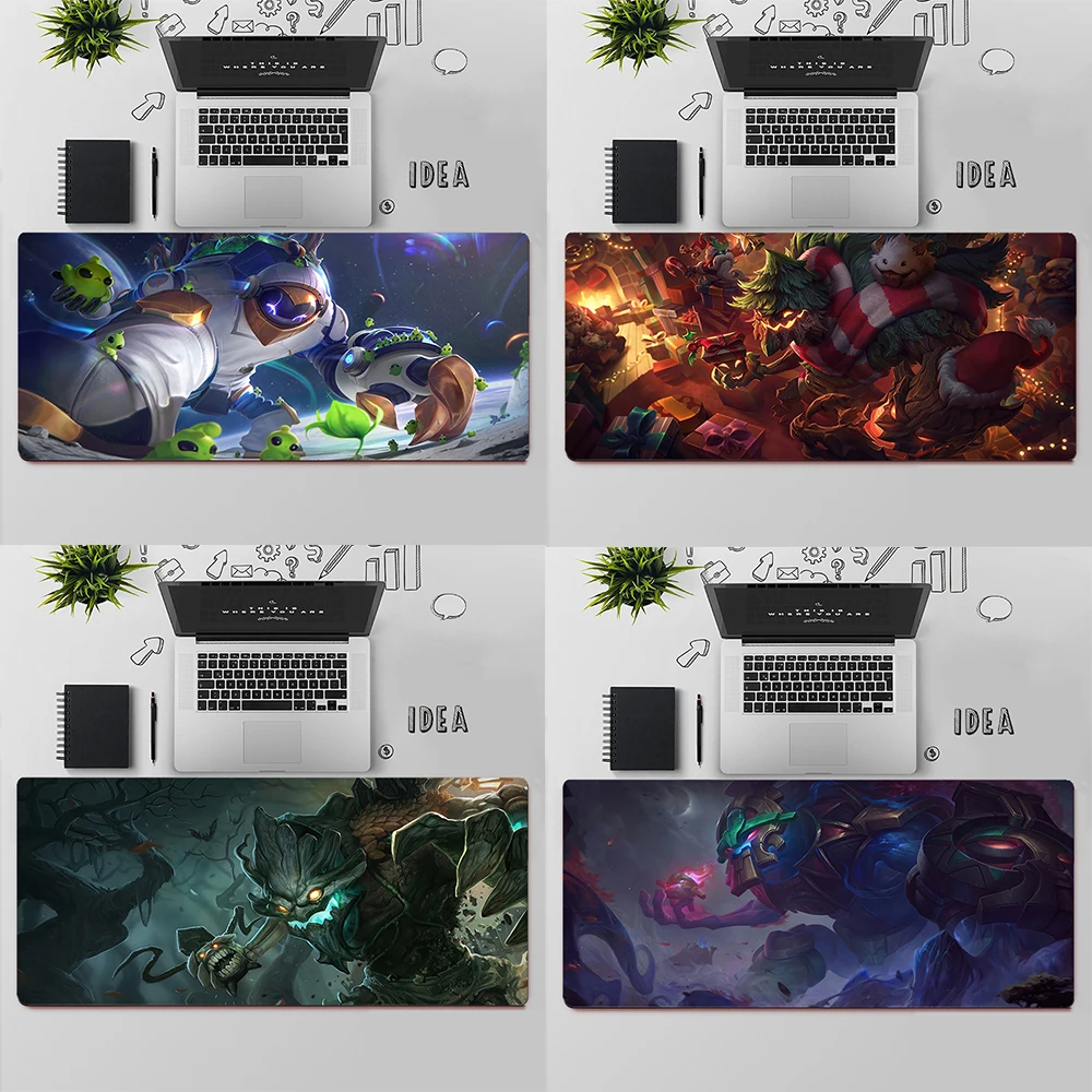 

League of Legends Maokai Gaming Mouse Pad Large Mouse Pad PC Gamer Computer Mouse Mat Big Mousepad Keyboard Desk Mat Mause Pad