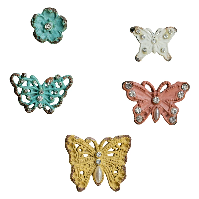 

Beautiful Retro Vintage Zinc Alloy Butterflies Fridge Magnet