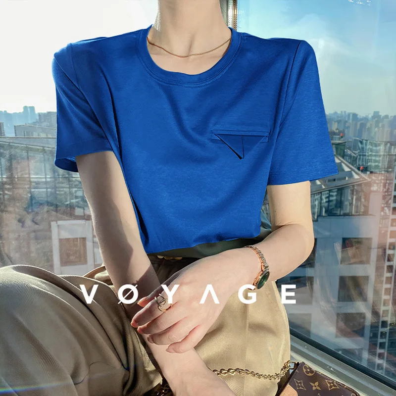 

Insulation Cotton Non-Ironing Short Sleeve T-shirt Women's Casual Loose Tshirt O Neck Female Tops 22 Color Clothes M-2XL