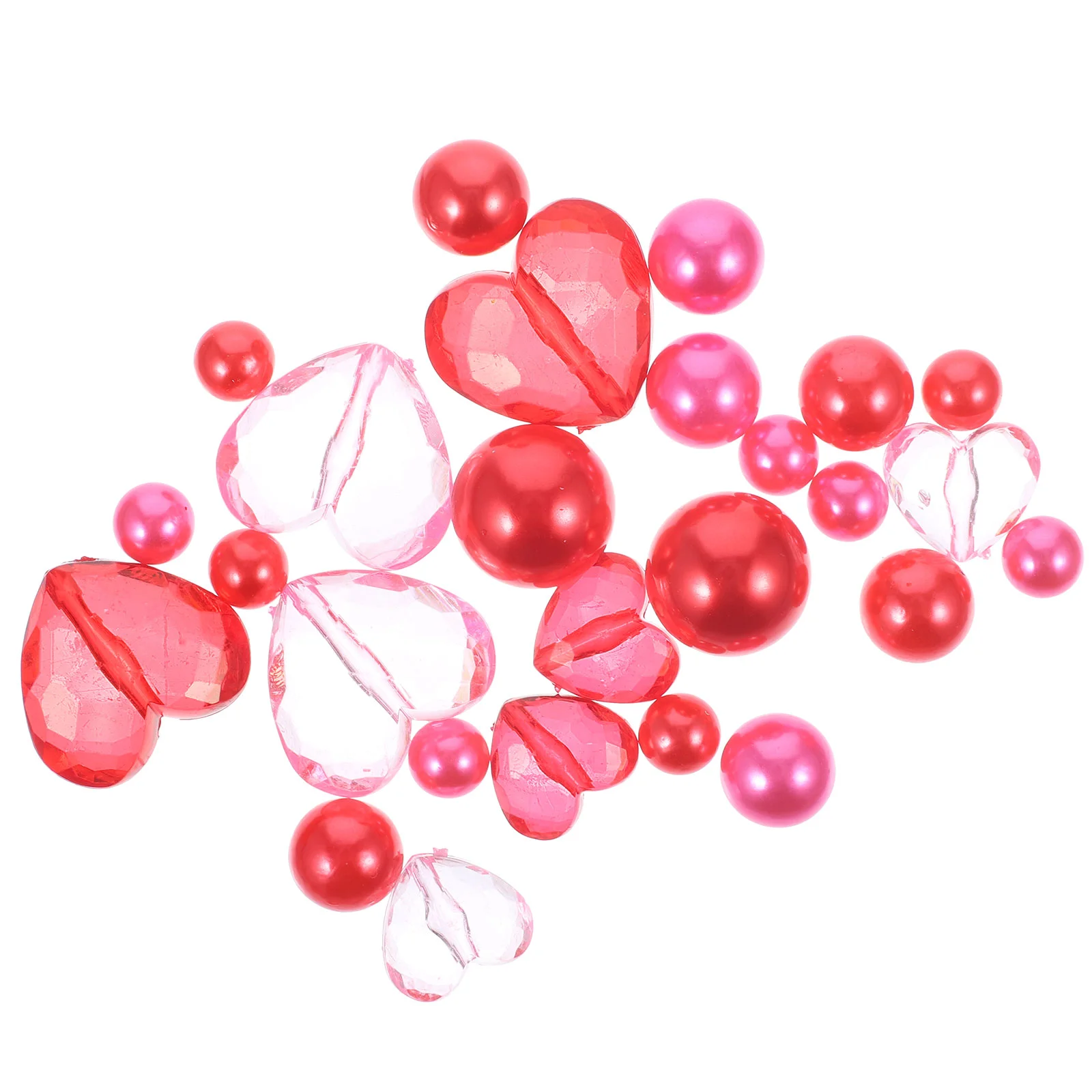 

Floatingvase Heart Valentine Filler Forbeads Vases Pearl Decor Waterhearts Centerpieces Acrylic Beaddecoration Rhinestoneflat