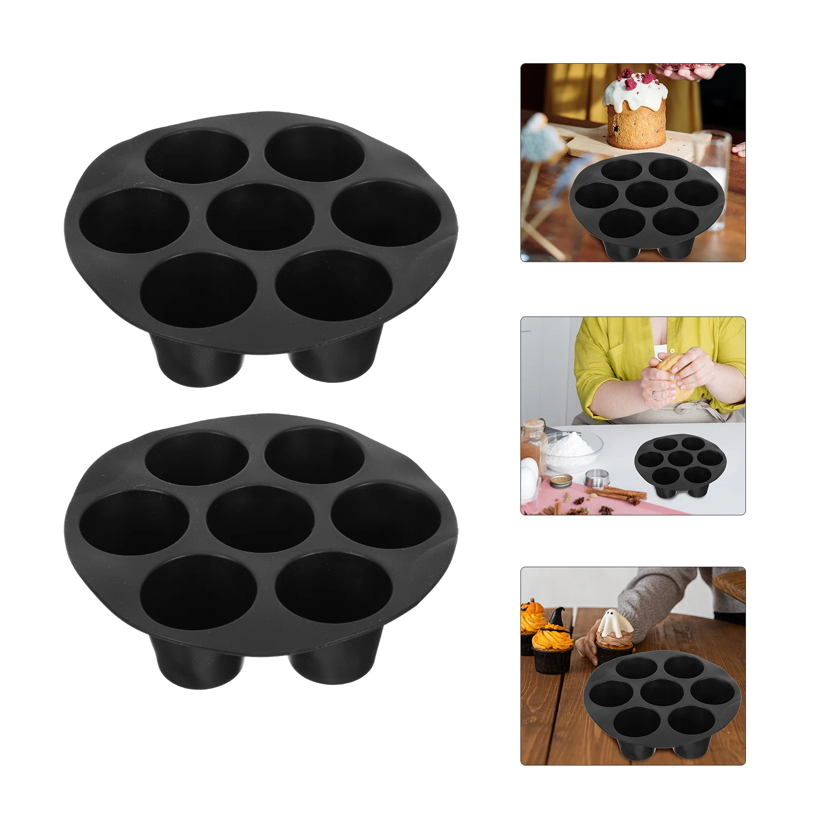 

Pan Baking Cake Round Mold Tray Cup Cupcake Muffin Pie Silicone Pans Fondant Circle Molds Cheese Bake Tool Kitchen accessories