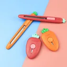 Новинка 2021, симпатичный мультяшный маленький нож для моркови, канцелярские принадлежности для школьников, инструменты для гравировки и резки бумаги
