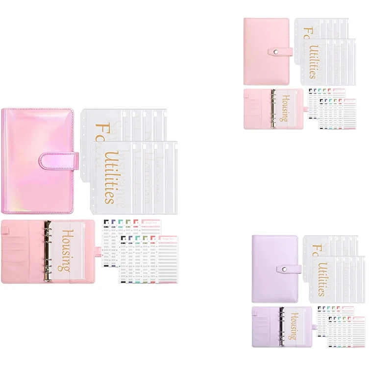 

Budget Binder with Zipper Envelopes,Cash Envelopes for Budgeting,Money Organizer for Cash,Money Envelopes Budget Sheet