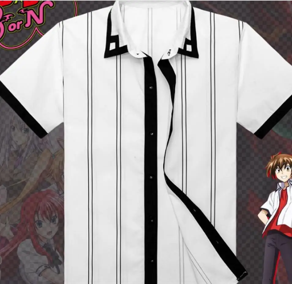 

Anime High School DD Issei Hyoudou Cosplay Costume uniform tshirt tee shirt Halloween Outfit