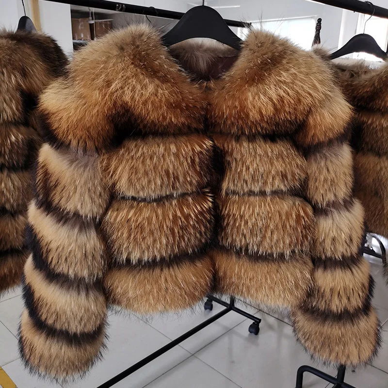 MAOMAOKONG Natural Real Fur Coat Women Winter Leather Jacket Silver Fox Fur Luxury Clothes Female Vest Fur Long Parkas Big Size