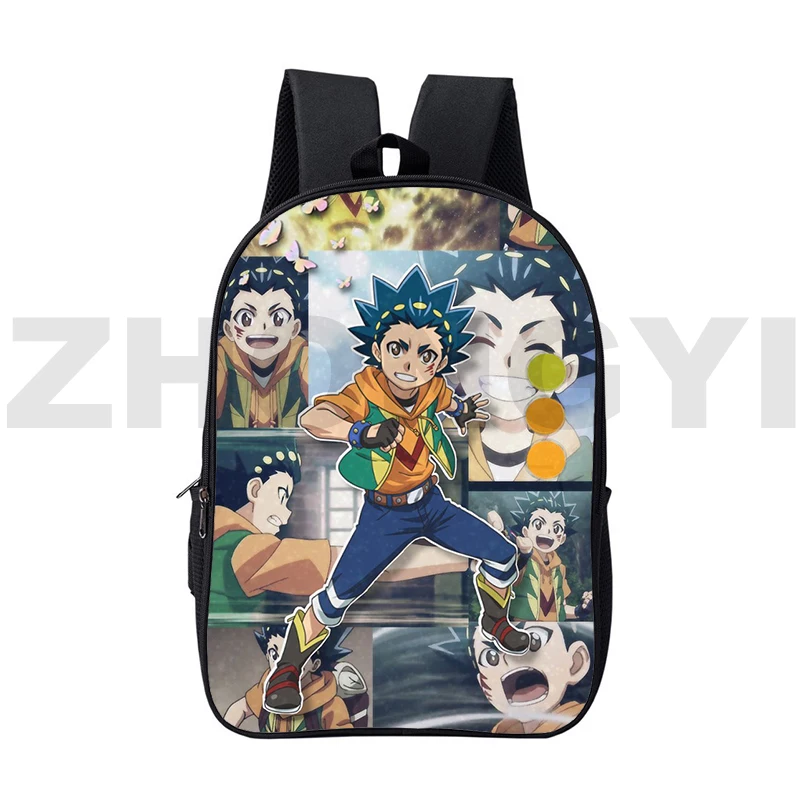 Классический мультяшный рюкзак Beyblade Burst 16-дюймовый мужской для ноутбука 3D