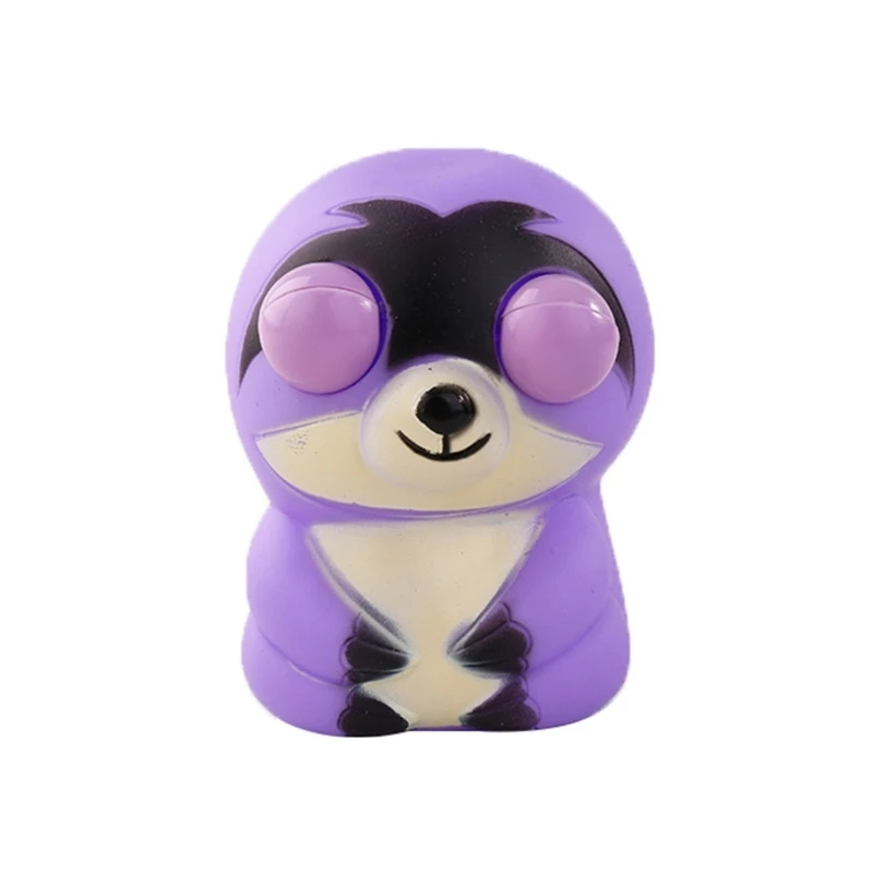 

Cartoon Sloths Squishy Fidgets Toy Squishy Popping Eye Anti-Stress Toy Kids Gift