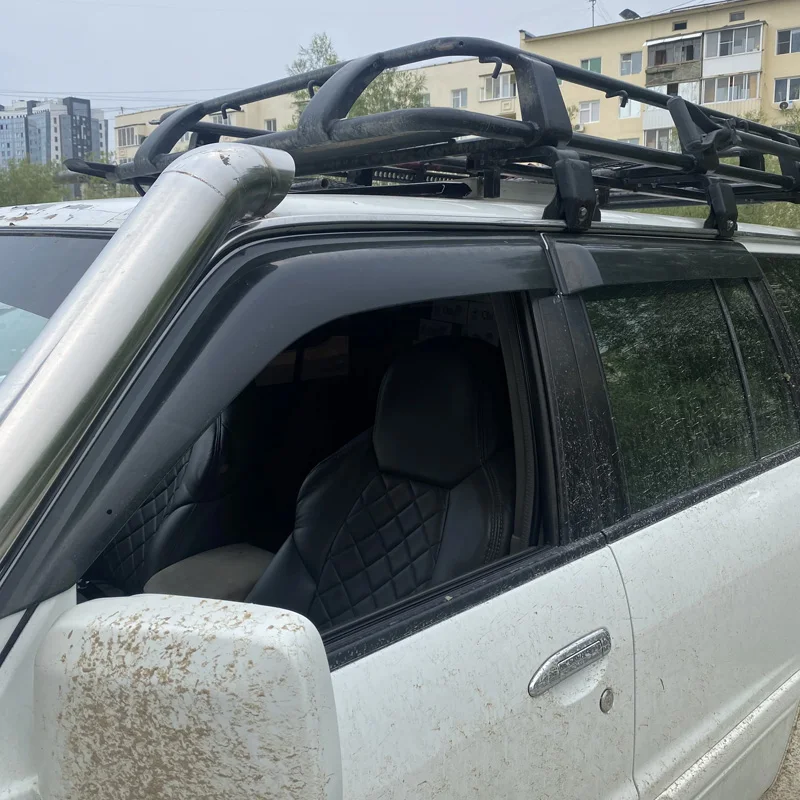 Фото Дефлекторы окон OUY для Nissan Patrol Safari Y61, защита от дождя и ветра №5