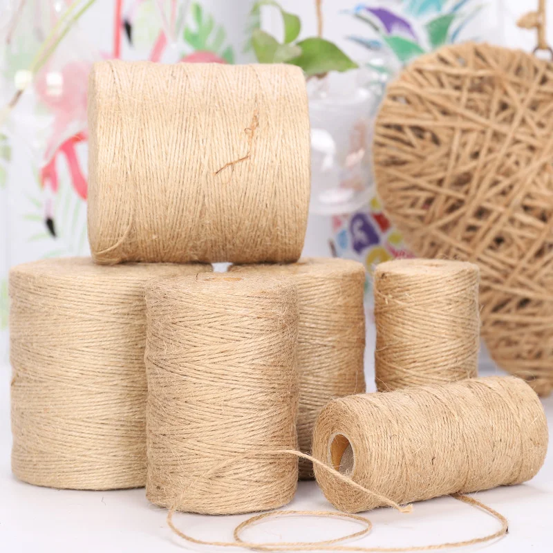 

Jute Rope Twine Rope Handmade DIY Material Rope Kindergarten Environment Decoration Bundle Gift Wrap