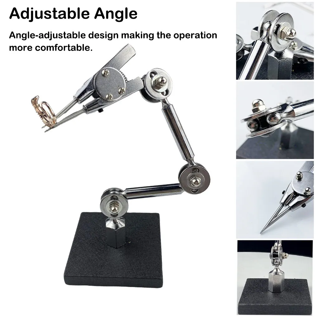 

Welding Fixture Repair Table Soldering Clip Clamping Kit Clamp Craft Model Accessory Third Hand Helping Welded