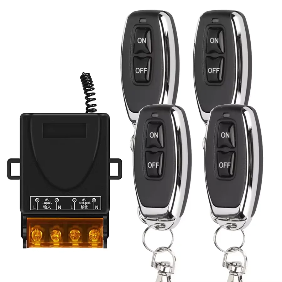 

Умный Беспроводной Модуль Реле С Дистанционным Управлением 30А RF 433 МГц С Настраиваемым Кодом Для Водяного Насоса, Двигателя