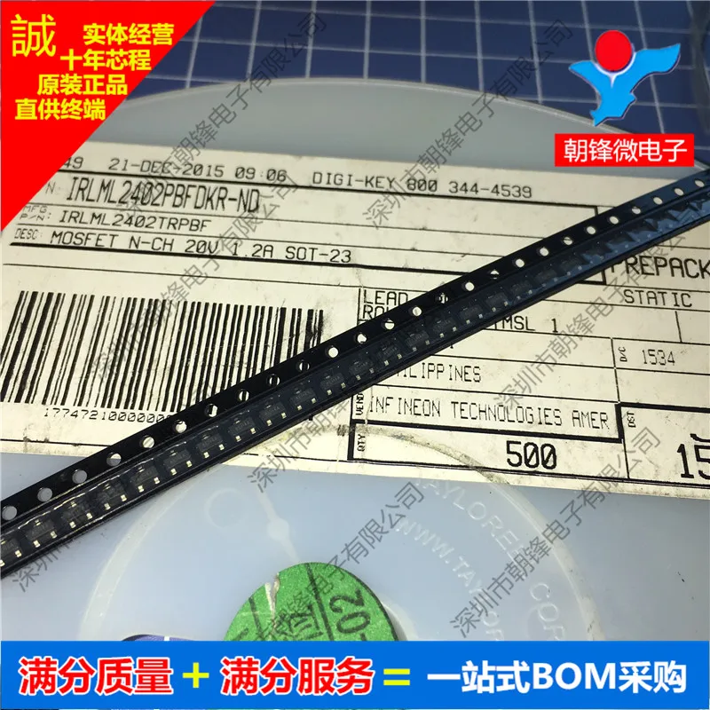 

20pcs original new IRLML2402TRPBF IRLML2402 SOT23
