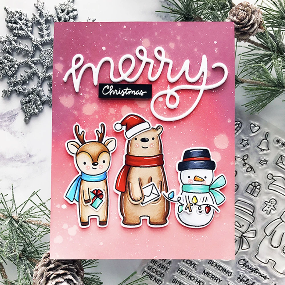 AliliArts Merry Wishes металлические штампы и для скрапбукинга нож рукоделия лезвие