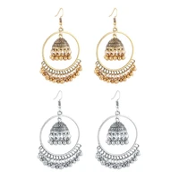 jhumka ethnic indian dangling women earrings trendy bells tassel pendant drop earrings jewelry decoration for parties festival