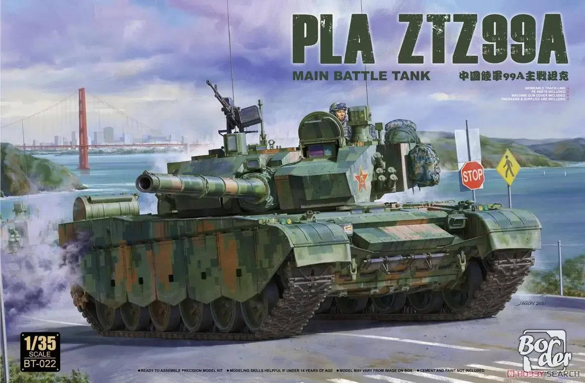 Border BT-022 масштаб 1/35 PLA ZTZ99A основной боевой танк (пластиковая модель)
