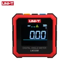 Электронный угломер UNI-T LM320A LM320B, цифровой транспортир, магнитный инклинометр, Измеритель угла со Скосом и подсветкой