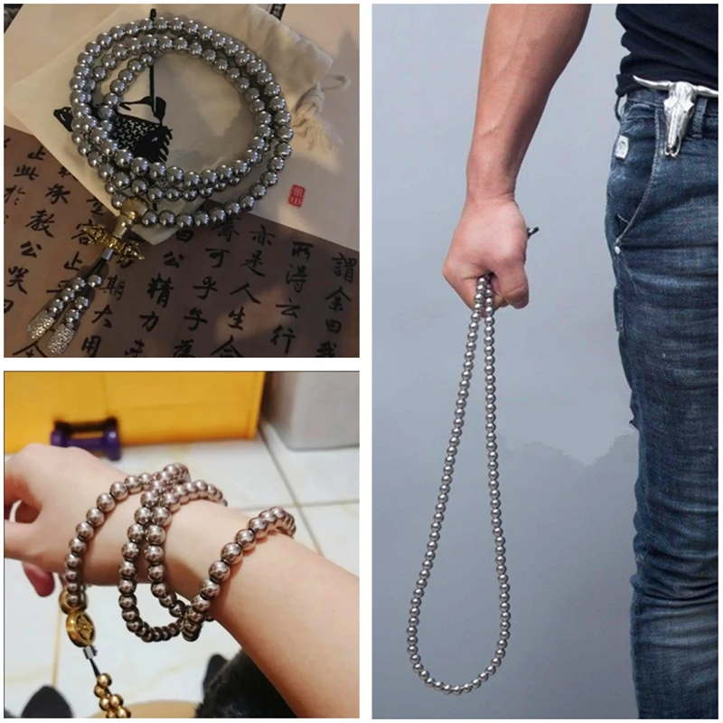 

Self-defense Stainless Steel Bracelet Outdoor Tools Self-Defense Protection Survival Necklace Chain Whip Weapon Bracelet