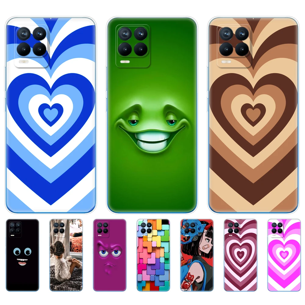 for realme 8 case 6 4 soft silicon tpu phone back cover for realme 8 pro oppo realme8 4g rmx3085 coque capa funda bumper bag free global shipping