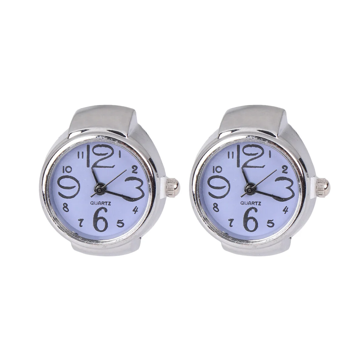 

Valentine Purple Finger Ring Watch: Elastic Round Ring Watch Relationship Friendship Watch Valentine Couple Souvenir Gift