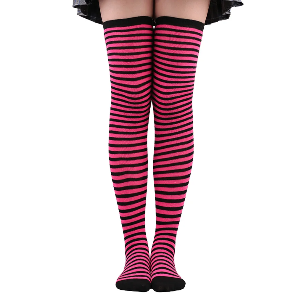 Halloween Socks 2022 Female Striped Cosplay Costume Stocking Wholesale 30 pairs/Lot