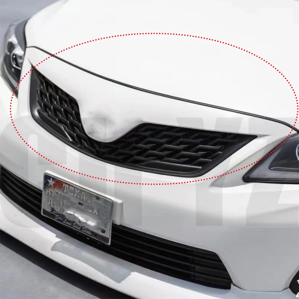 Фото Подходит для Toyota Corolla 10.5 поколения, модели 2010-2013 годов, передняя решетка радиатора, решетка из ABS-пластика. №1