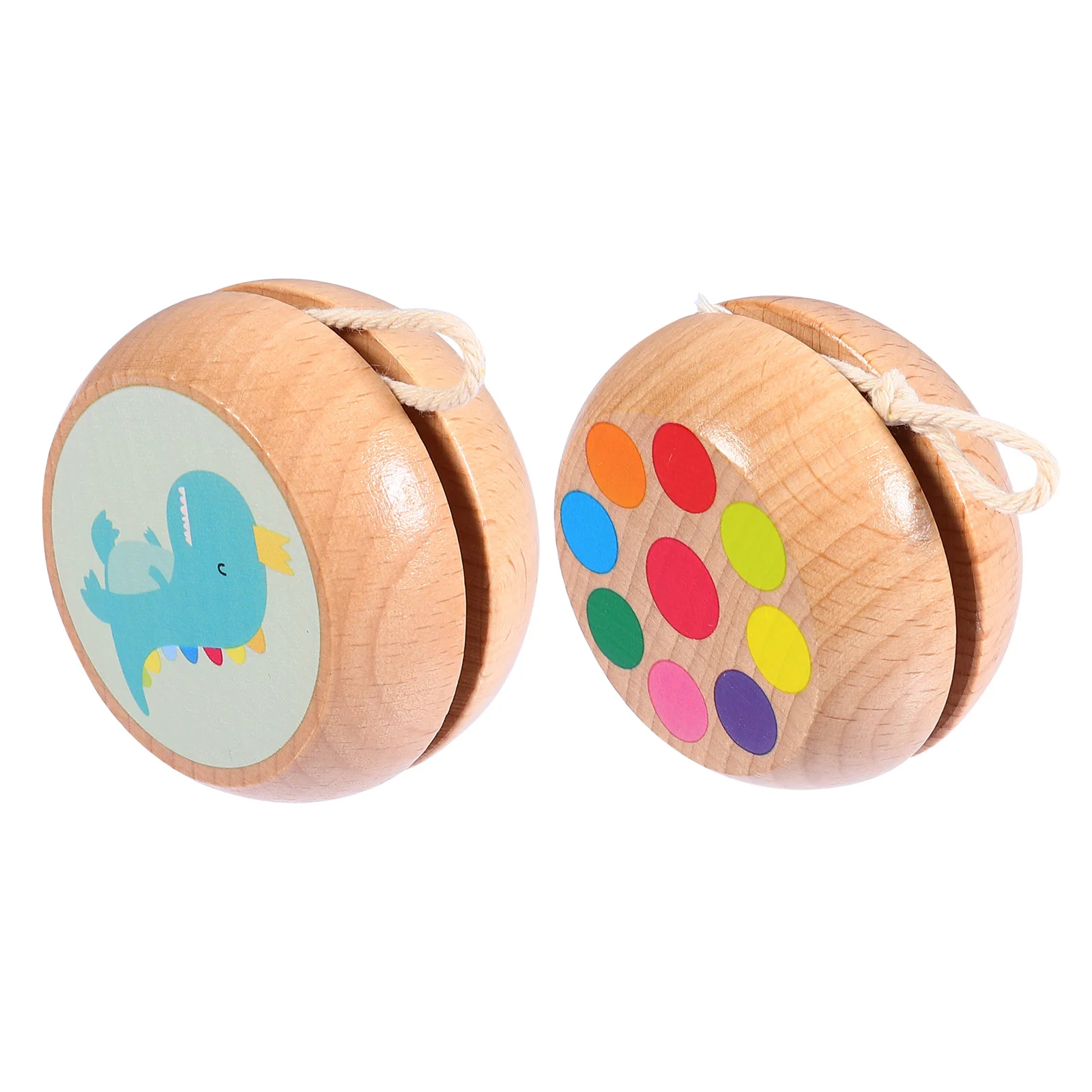 

2 шт., деревянный йо обучающая игрушка для детей и взрослых