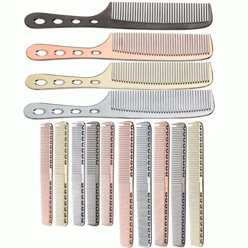 

Space Aluminuml Hair Comb Pro Hairdressing Combs расческа для волос Hair Cutting Dying Hair Brush Barber Tools Salon Accessaries