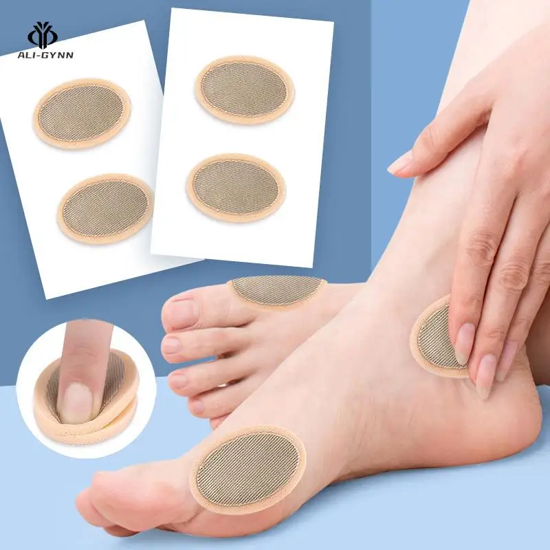

2PCS/Sheet Callus Cushions Shoes Heel Pad Foam Round Toe Foot Corn Bunion Protectors Pads Medical Plaster Foot Corn Removal