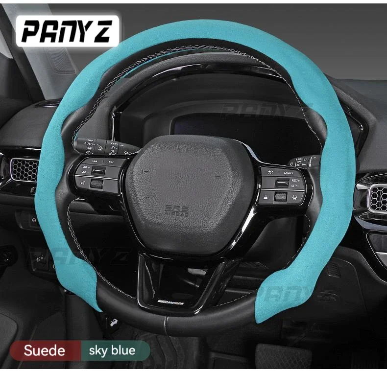 Нескользящая искусственная замша для Toyota RAV4 Camry 40 Corolla Prius чехол рулевого колеса