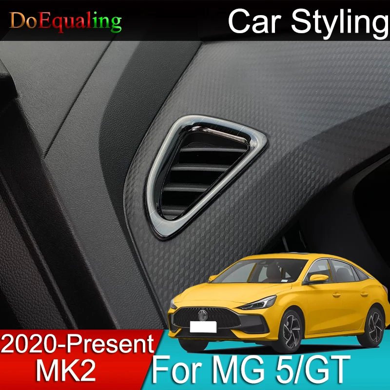 

Car Dashboard A Pillar Air Outlet Vent Trim Frame Cover Sticker Car Styling 2Pcs/Set for MG 5 MG5 MGGT GT 2nd 2022 2021 2023