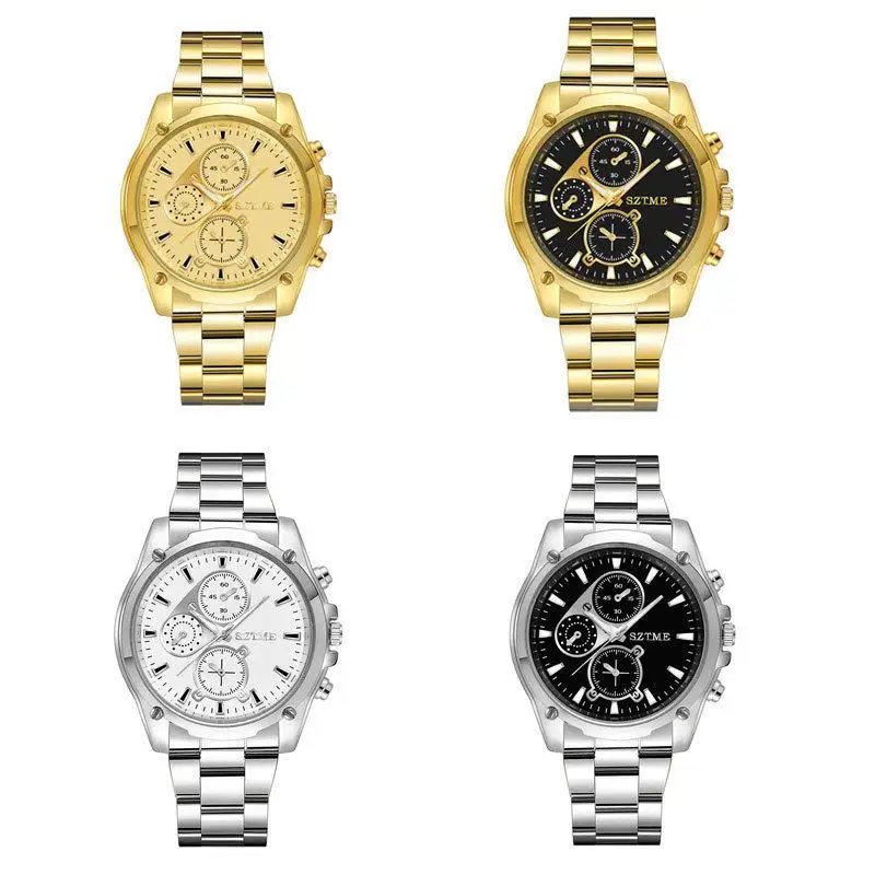 Роскошные элитные модные часы из сплава с большим циферблатом и тремя глазами