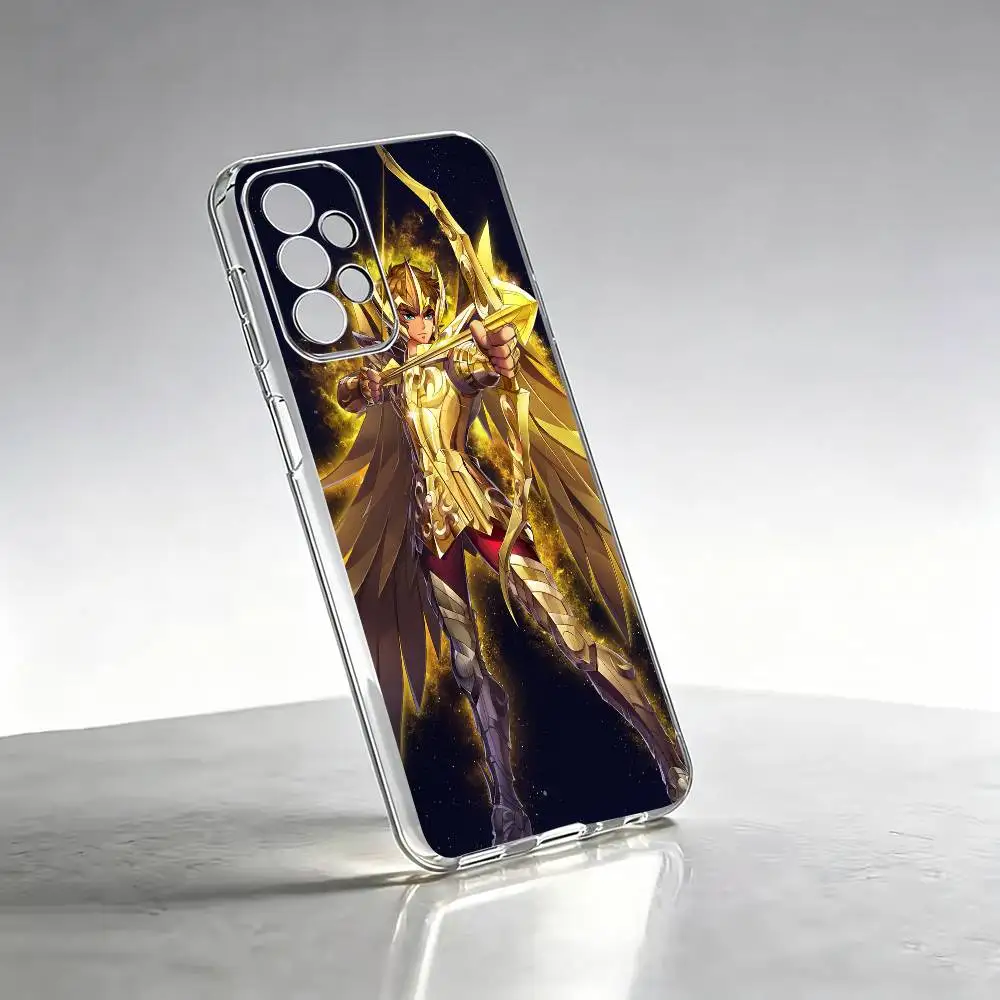 Классический аниме-чехол G-Gold s-Saints из прозрачного мягкого ТПУ для Samsung S 25,24,23,22,30,21,10,9,Ultra,Plus,Lite,FE,4,5 G (art.: 3920db3846211) - 3920db3846211