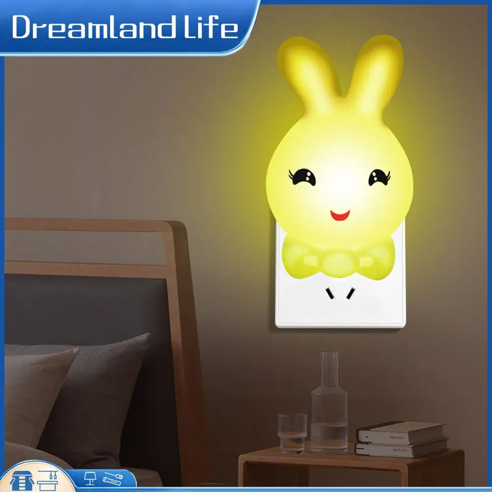 

Прикроватные настольные лампы, креативная светодиодная Ночная лампа с низким энергопотреблением, розетка, настенное украшение, энергосберегающая, долгая продолжительность работы