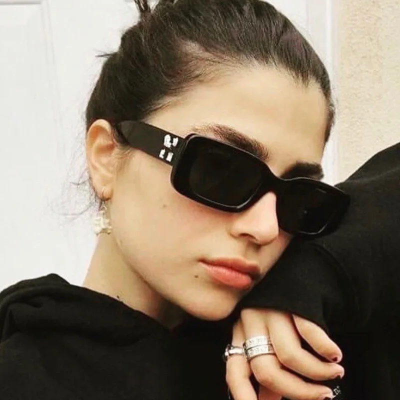 

Солнцезащитные очки унисекс, в стиле ретро, с квадратными линзами