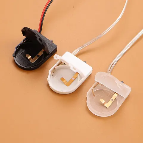 JCD 10 шт., один двойной слот CR2032, кнопка, держатель для батарейки типа «таблетка», крышка с переключателем ВКЛ-ВЫКЛ, выводы, 3/6 В, батарейный отсек