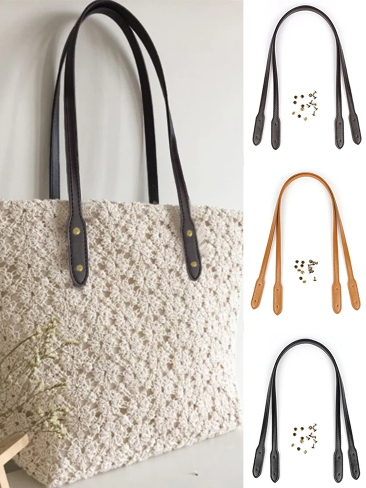 

1 Pair PU Leather Bag Strap Accessories for Handbags All-match Shoulder Bag Belts Strap For Crossbody Replacement Strap For Bags