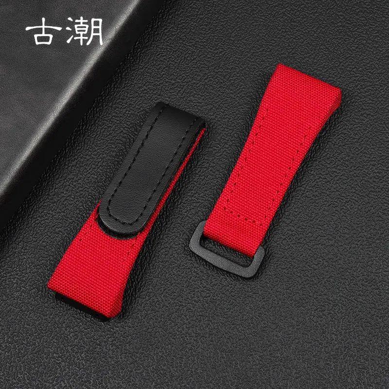 High quality Genuine Leather strap, suitable for Richard Mille nylon strap, men's RM50/53 4-star 5-starscrewdriver, 25mm