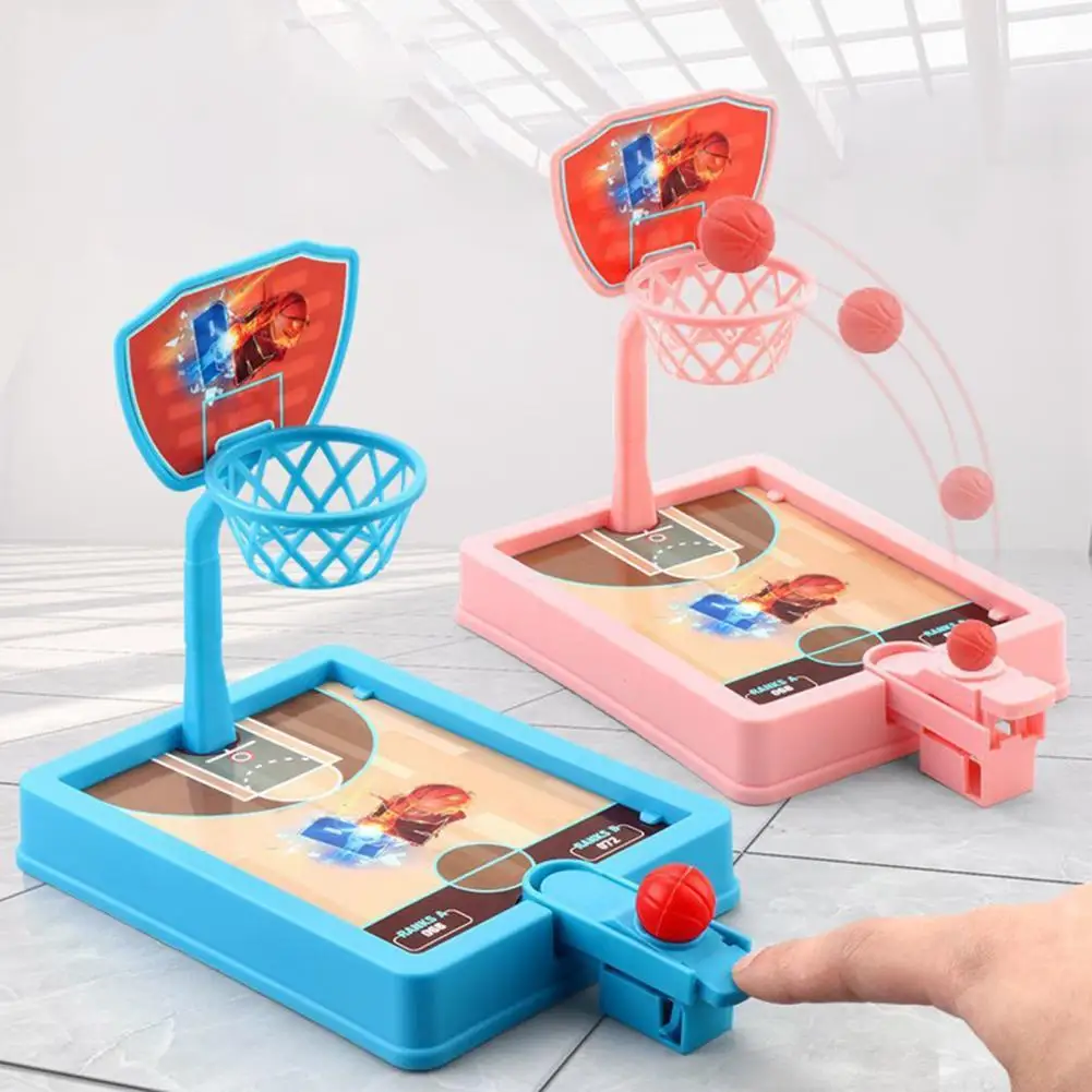 

Dropshipping!! Mini Basketball Toy High Simulation Interactive Adjustable Early Learning Desktop Basketball Game for Children