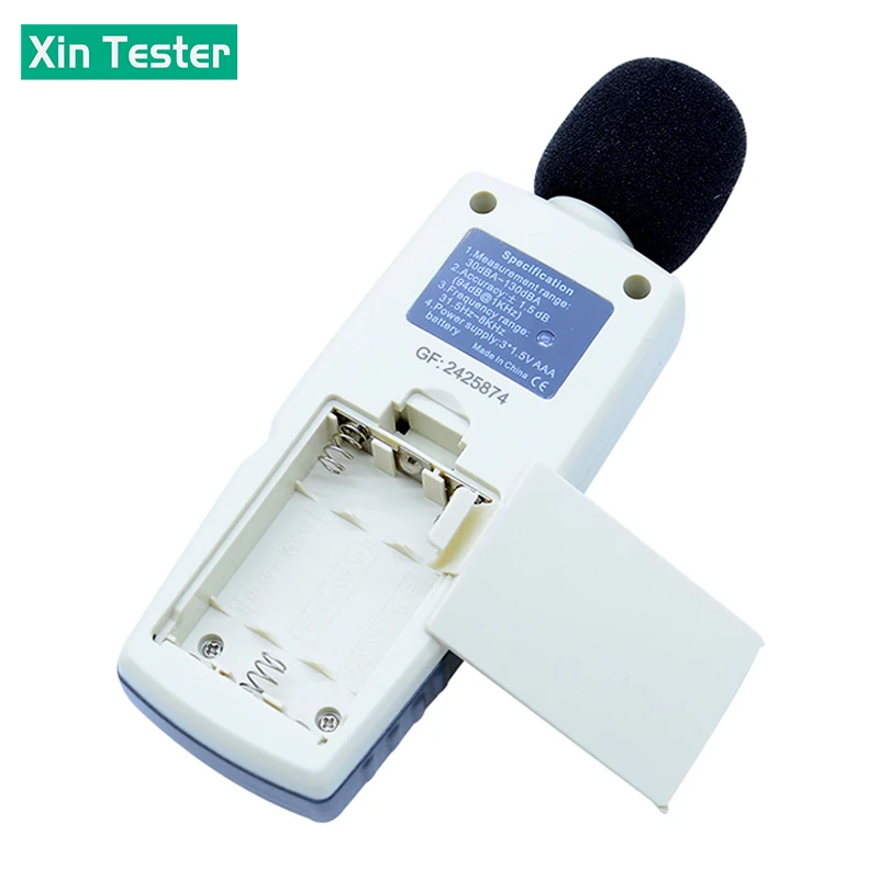 Цифровой шумомер Xin Tester GM1352 (30-130 дБ) с функцией записи, портативный измеритель уровня звука (art.: 3920db78bfeb4) - 3920db78bfeb4